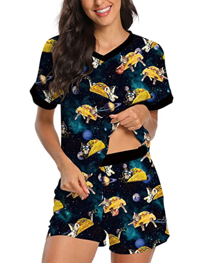 cat pajamas for women