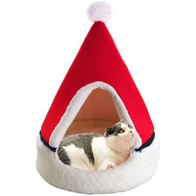 Christmas Cat Scratchers, Tunnels, Caves, Beds, And Houses For Your Kitty