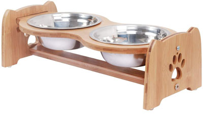Raised And Elevated Food And Water Bowls For Cats