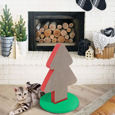Christmas Cat Scratchers, Tunnels, Caves, Beds, And Houses For Your Kitty