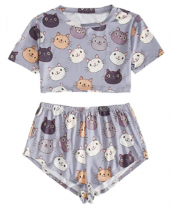 kitty and vibe pajamas