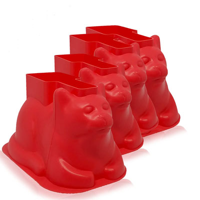 mini cat cake molds