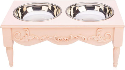 Raised And Elevated Food And Water Bowls For Cats