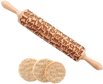 cat rolling pin