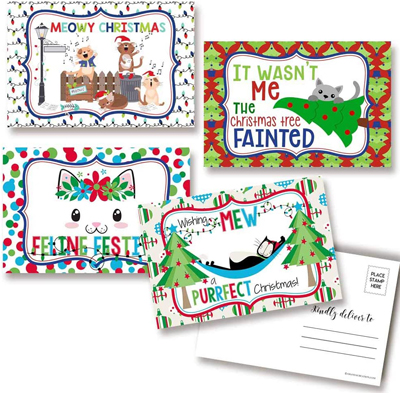 Cat Christmas Cards