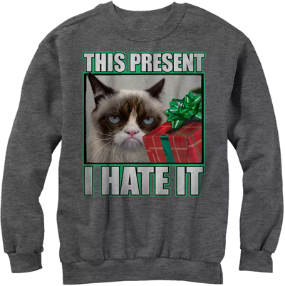 Cat Christmas Sweatshirts For Women
