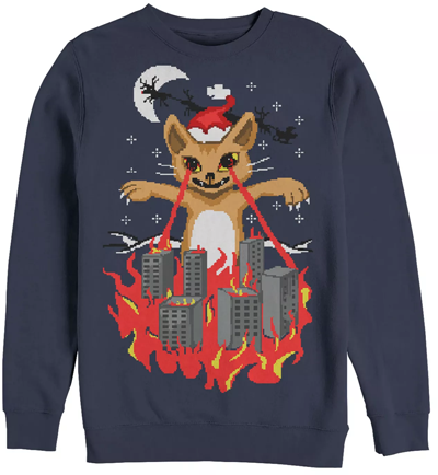 Cat Christmas Sweatshirts For Men