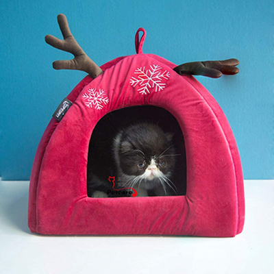Christmas Cat Scratchers, Tunnels, Caves, Beds, And House