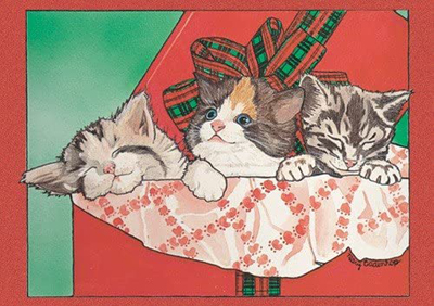 Cat Christmas Cards