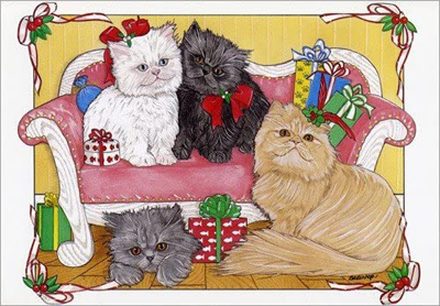 Cat Christmas Cards