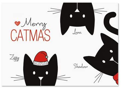 Cat Christmas Cards