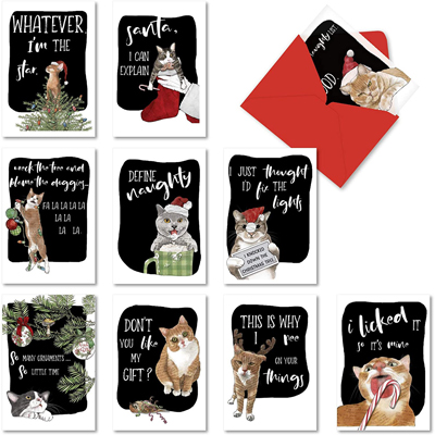 Cat Christmas Cards