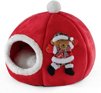 Christmas Cat Scratchers, Tunnels, Caves, Beds, And House