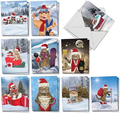 Cat Christmas Cards