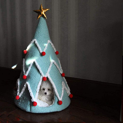 Christmas Cat Scratchers, Tunnels, Caves, Beds, And House