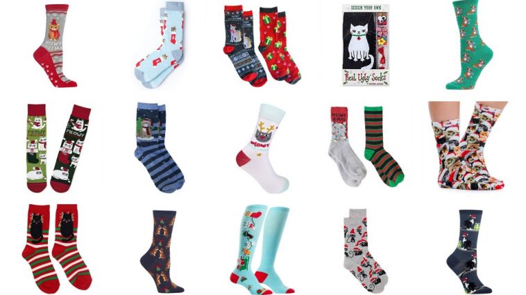 cat socks for women feature