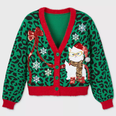 Cat Christmas Sweaters For Women