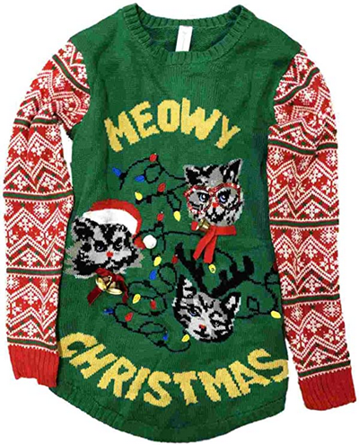 Merry And Fun Cat Christmas Sweaters For Women! – Meow As Fluff