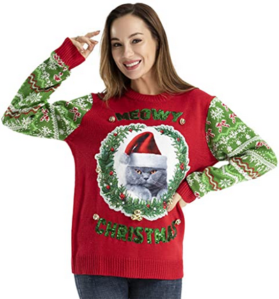 Merry And Fun Cat Christmas Sweaters For Women! – Meow As Fluff