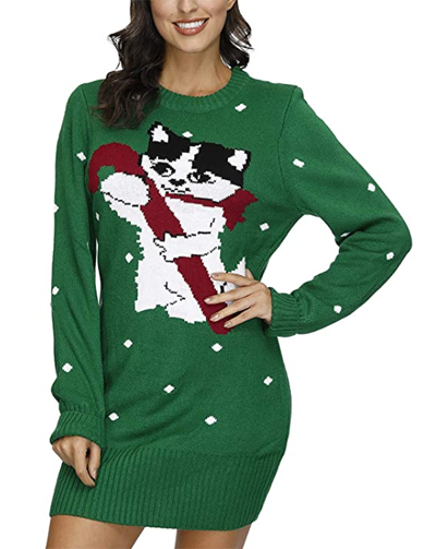 Cat Christmas Dresses