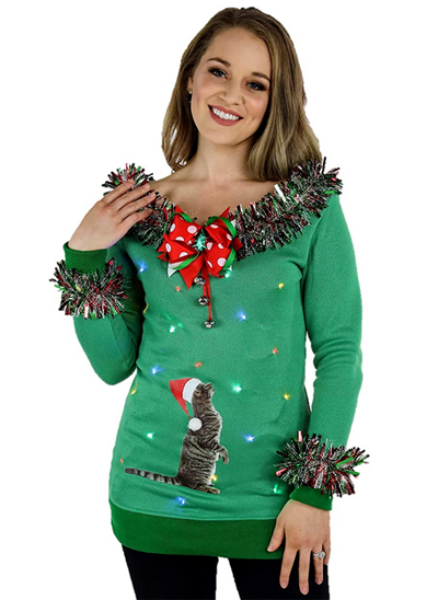 Merry And Fun Cat Christmas Sweaters For Women! – Meow As Fluff