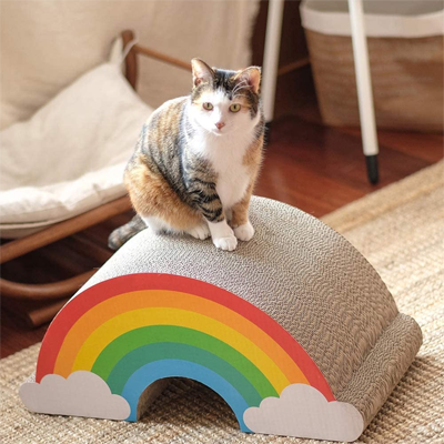 Rainbow Cat Toys, Caves, Beds, Collars, Tunnels, Scratchers