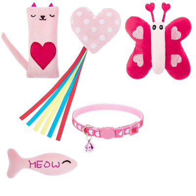 Valentine's Day Cat Toys, Collars, Scratchers, Houses, Beds, And Bowls