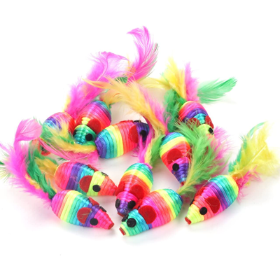 Rainbow Cat Toys, Caves, Beds, Collars, Tunnels, Scratchers