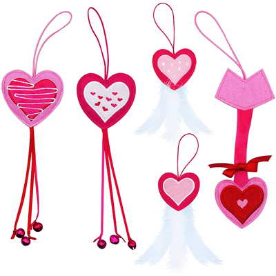 Valentine's Day Cat Toys, Collars, Scratchers, Houses, Beds, And Bowls