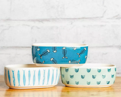 Ceramic Cat Bowls