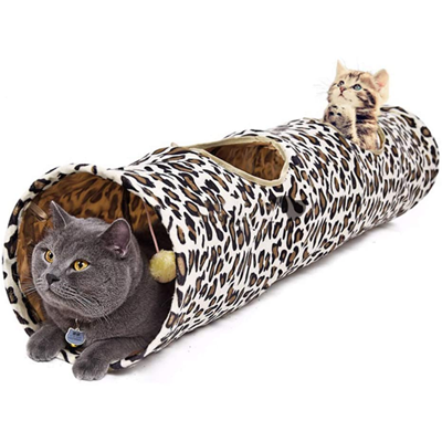 Leopard Print Cat Toys, Beds, Collars, Trees, Tunnels, Bowls, And ...