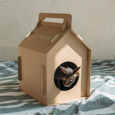 Cardboard Cat Houses