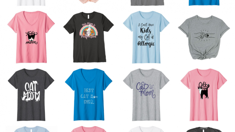 Cat Mom Tshirts feature