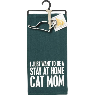 cat kitchen towels
