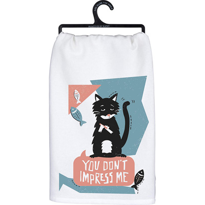 cat kitchen towels
