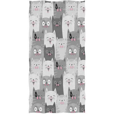 cat bathroom hand towels