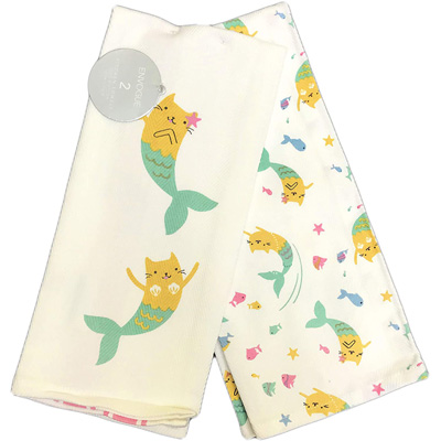 cat kitchen towels