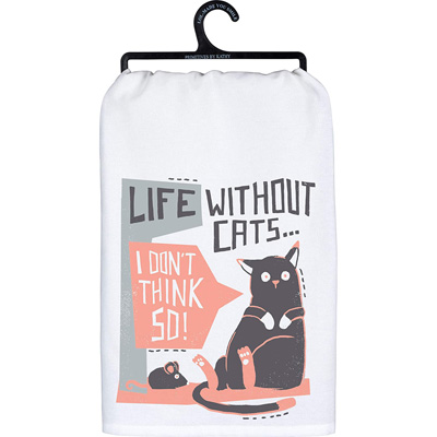 cat kitchen towels