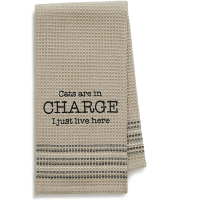 cat kitchen towels