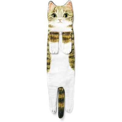 cat bathroom hand towels