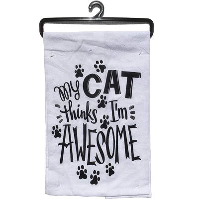 Catnap Cat Kitchen Towel