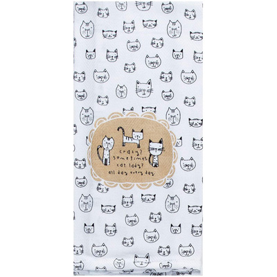 cat kitchen towels