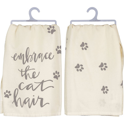 cat kitchen towels