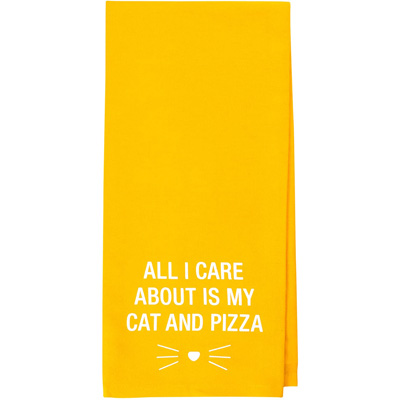 cat kitchen towels