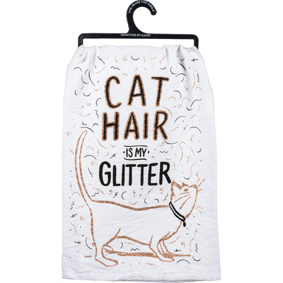 cat kitchen towels