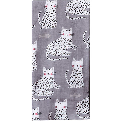 cat kitchen towels