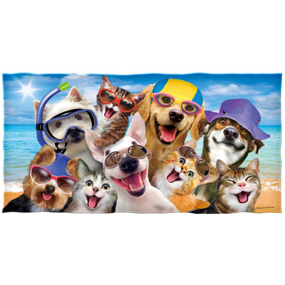 Cat Beach Towels