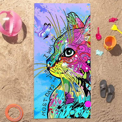 Cat Beach Towels