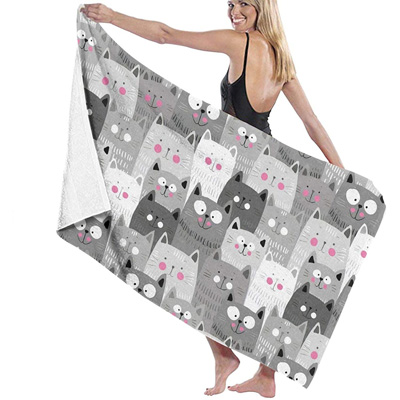Cat Beach Towels