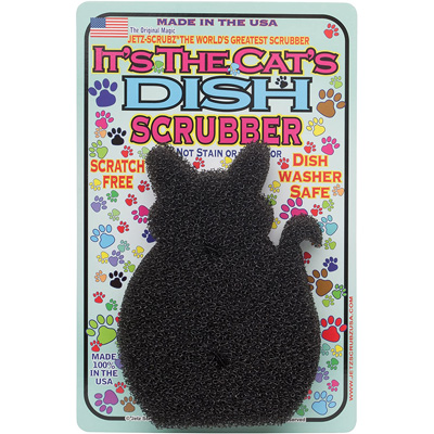 cat dish washing sponge